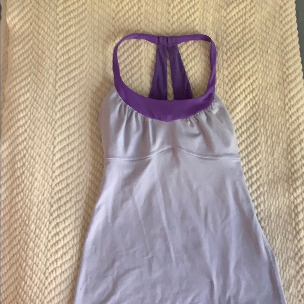 Lulu lemon tank top w/ built in sports bra